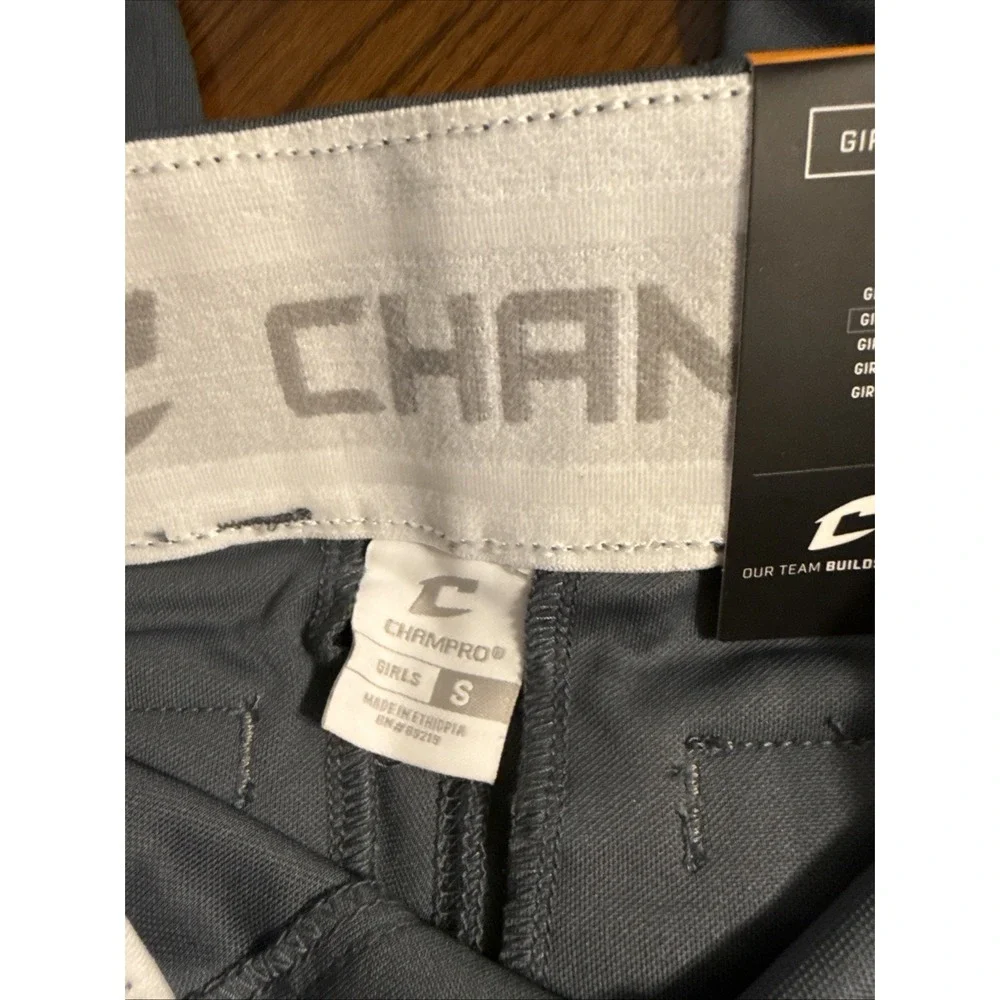 Champro Girl's‎ Softball Pants size Small Graphite Fastpitch